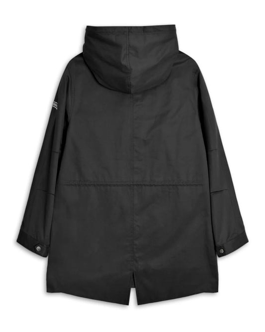 Lambretta Men's LAMDS002 Shower Resistant Parka Coat Black
