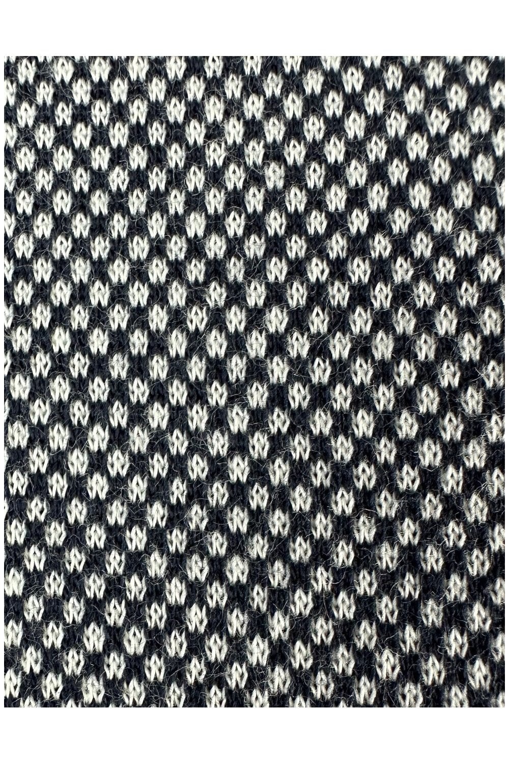 Trojan Records Men's TR9016 Jacquard Semi-Plain Polo Shirt Navy Blue