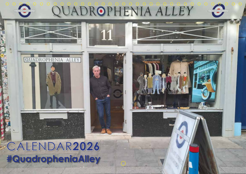 Quadrophenia Alley Exclusive 2026 Calendar — A Year of Mod Memories