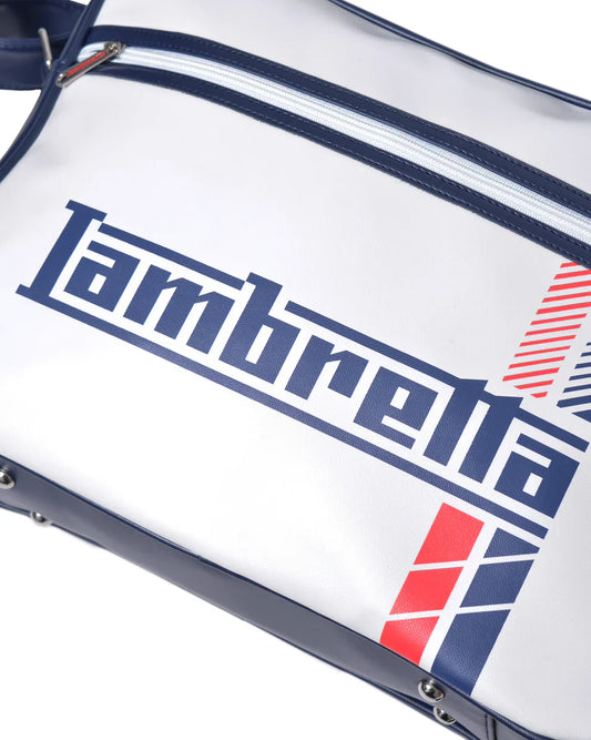 ✈️ The Iconic Lambretta Racing Stripe Flight Bag – Classic Style, Built for Travel