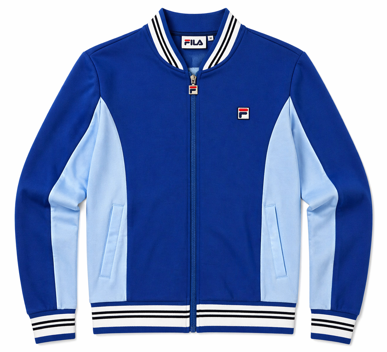 Fila Vintage Men's Settanta 2 Track Top Limoges / Frozen Fjord / Black / White