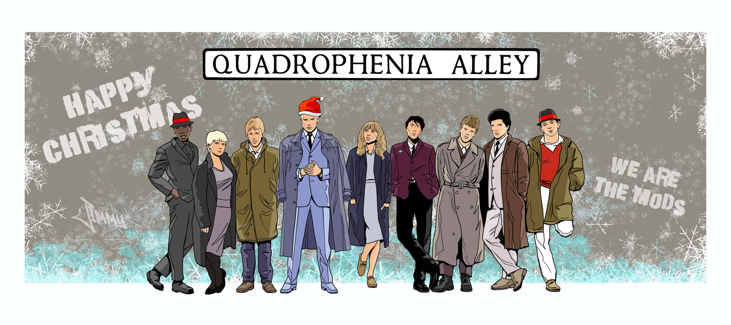 Quadrophenia Alley Exclusive Quadrophenia Cast Christmas Card - Pack 5