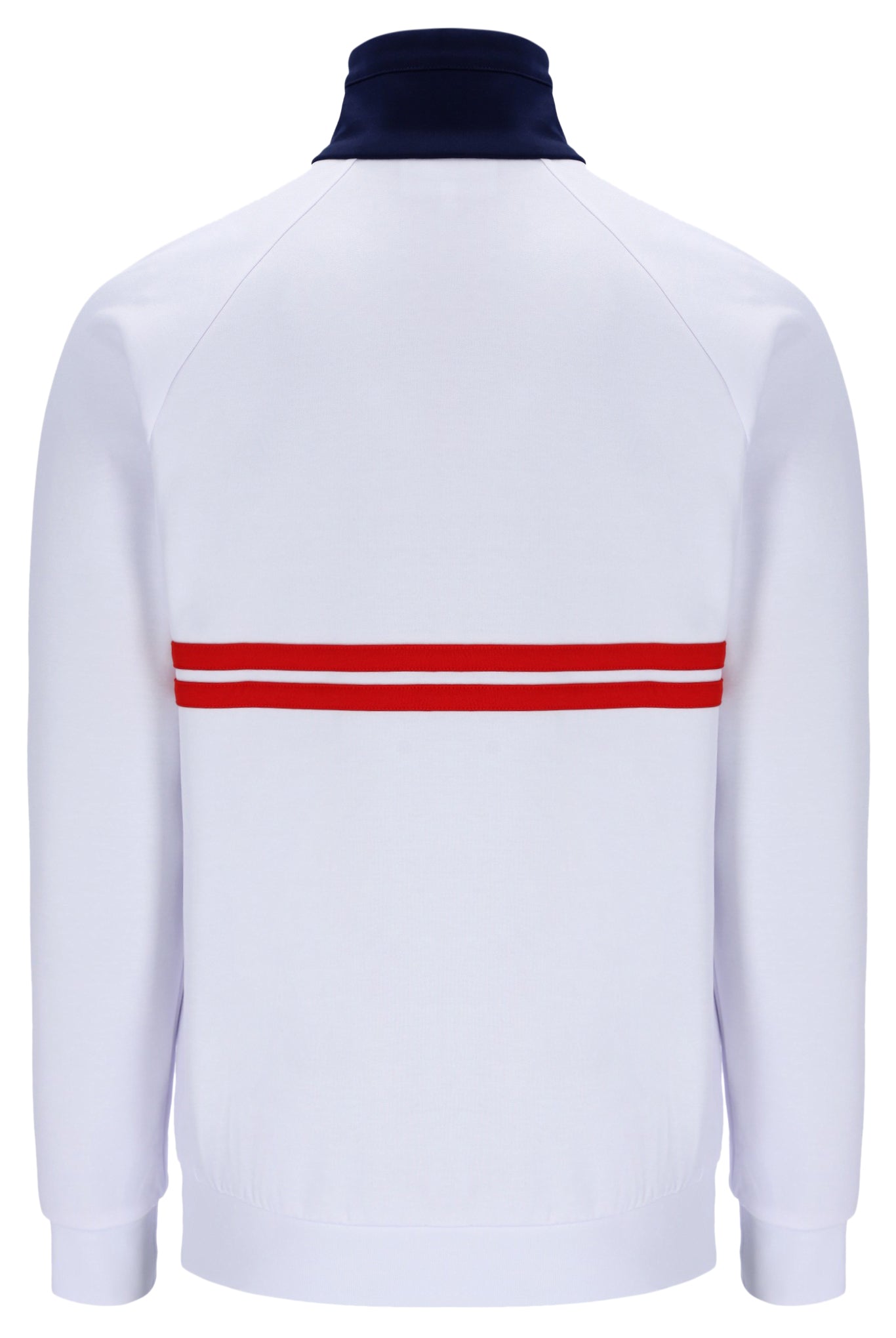 Sergio Tacchini Men's Dallas Track Top White / Maritime Blue / Adrenaline Rush