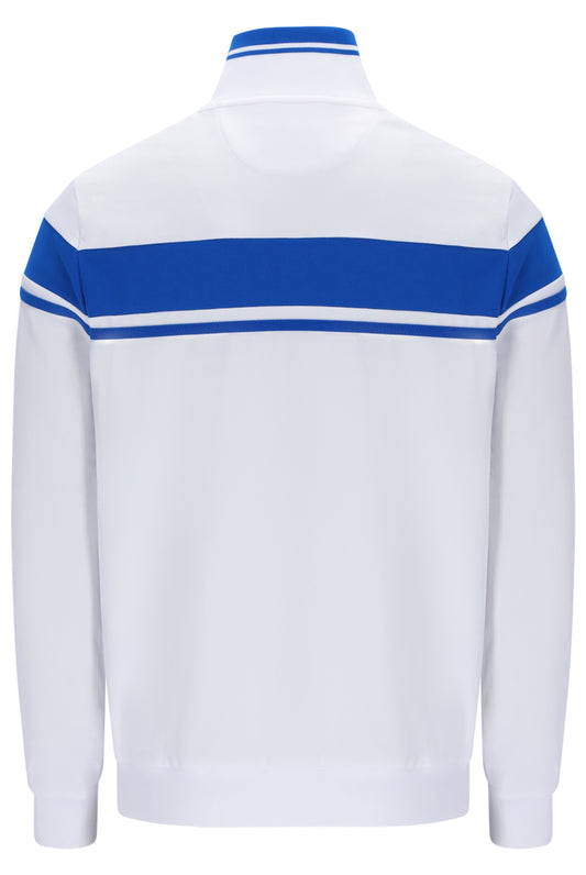 Sergio Tacchini Damarindo Track Top White / Princess Blue
