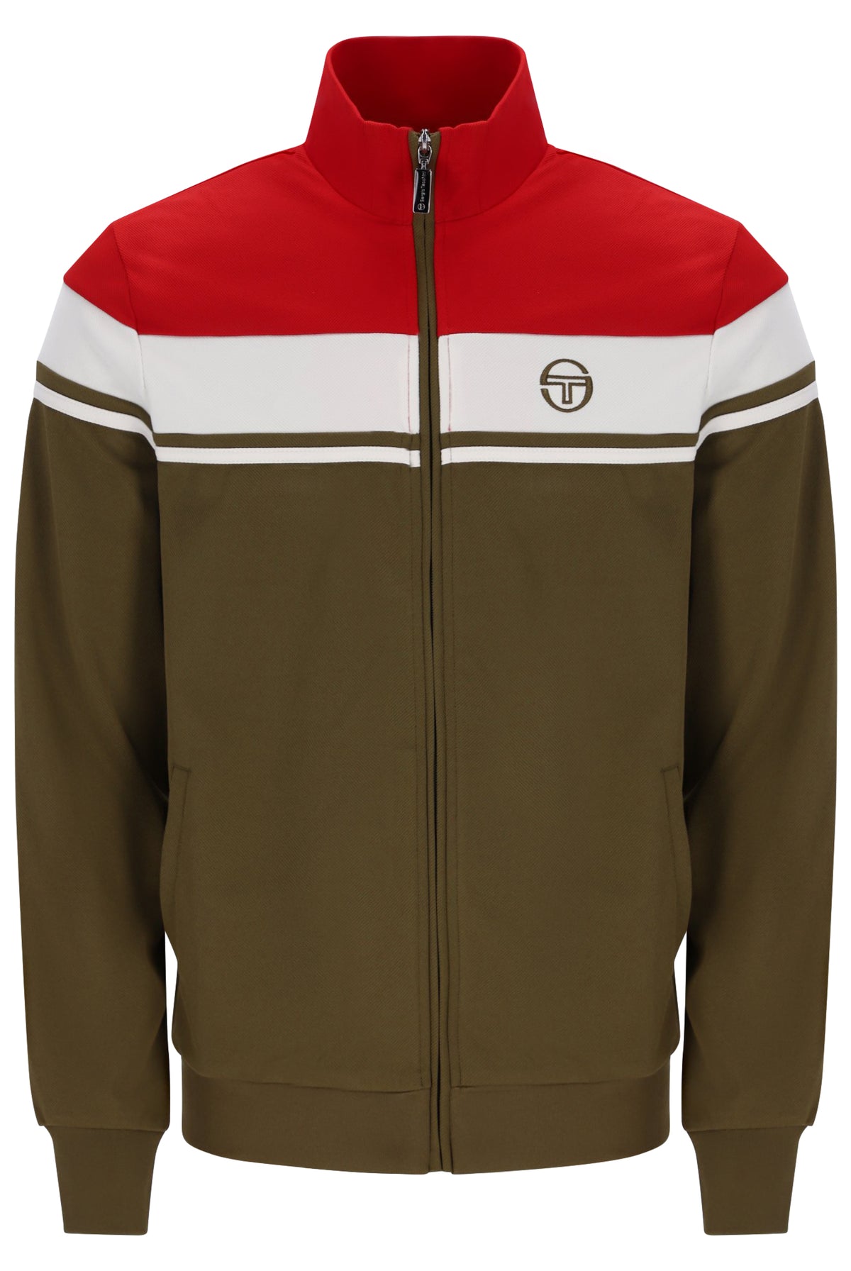 Sergio Tacchini Damarindo Track Top Adrenaline Rush / Gardenia / Dark Olive