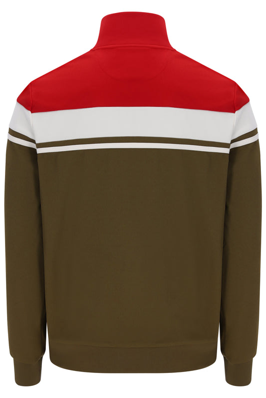 Sergio Tacchini Damarindo Track Top Adrenaline Rush / Gardenia / Dark Olive