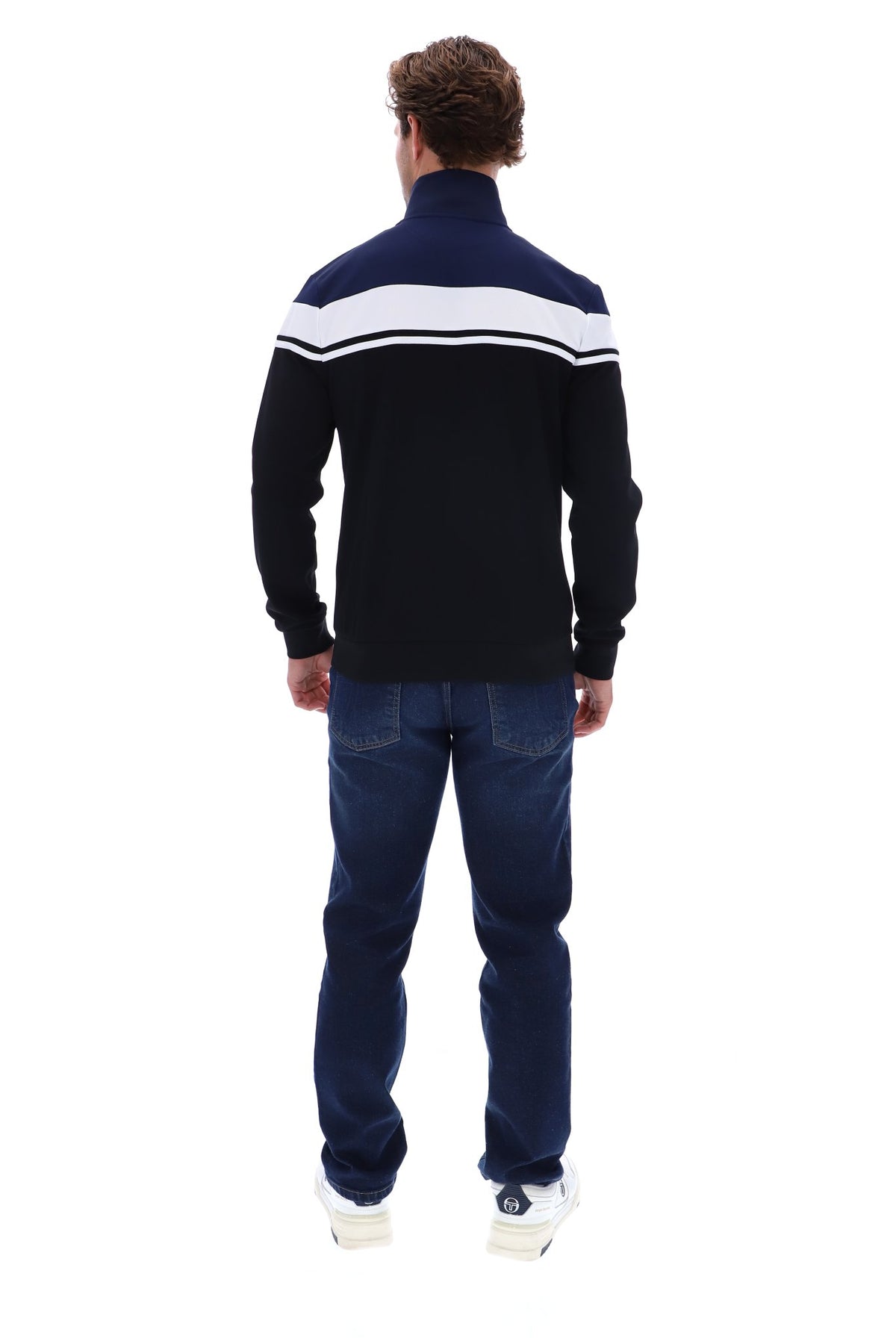 Sergio Tacchini Damarindo Track Top Maritime Blue / White / Black