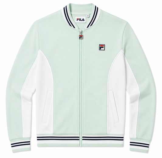 Fila Vintage Men's Settanta 2 Track Top Surf Spray / White / Fila Navy