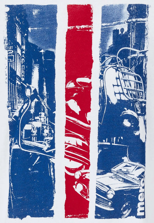 Merc Men's  Hartman Crew Neck T Shirt Off White