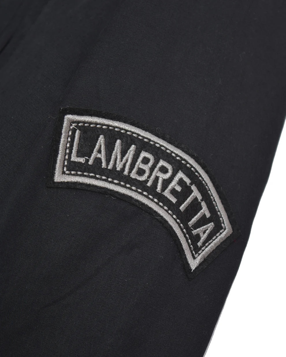 Lambretta Men's LAMDS002 Shower Resistant Parka Coat Black
