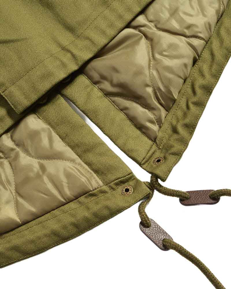Lambretta Men's LAMDS010 Cotton Canvas Parka Khaki Green