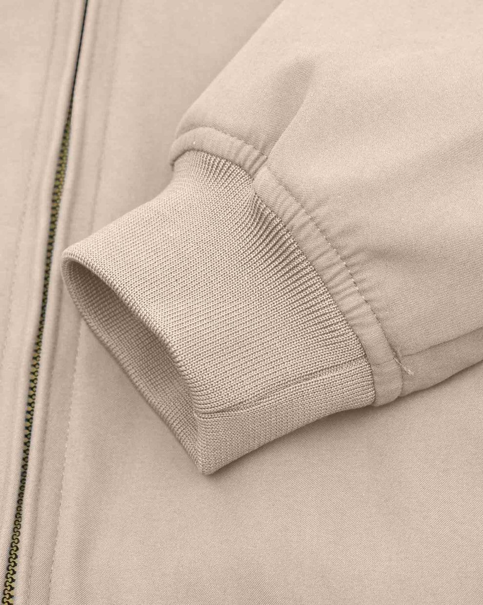 Lambretta Men's LMBBHH1 Shower Resistant Classic Harrington Jacket Stone