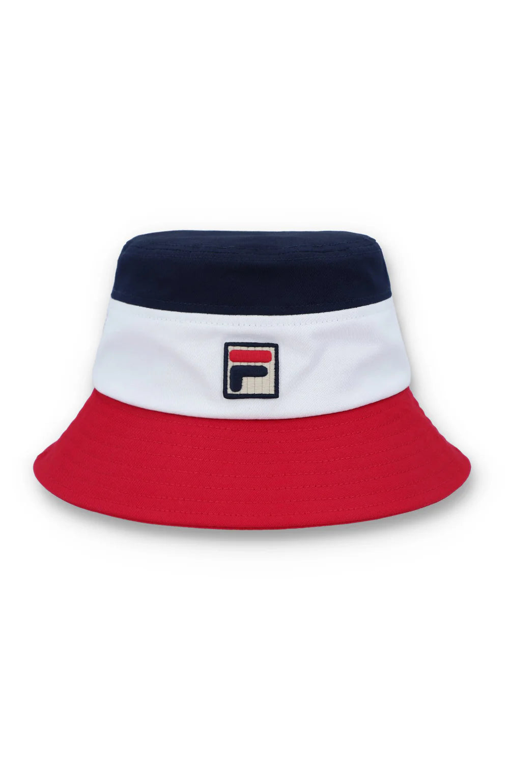 Fila Vintage Men's Marco Tri Colour Bucket Hat Fila Red / White / Navy