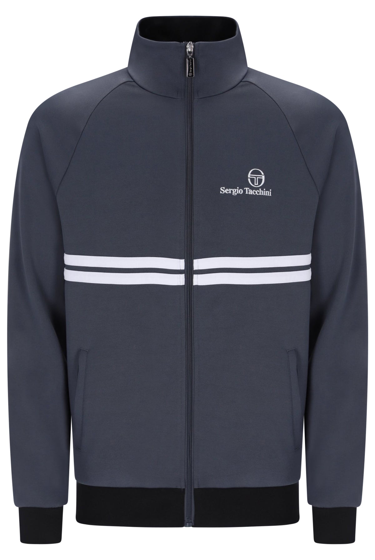 Sergio Tacchini Men's Dallas Track Top Turbulence / White / Black