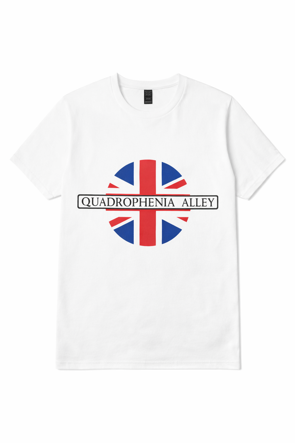 Quadrophenia Alley Men's Exclusive Union Jack Target Print T-Shirt White