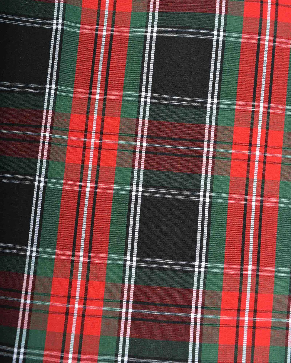 Lambretta Men's RWIS1473 SS Check Shirt Black / Red / Green