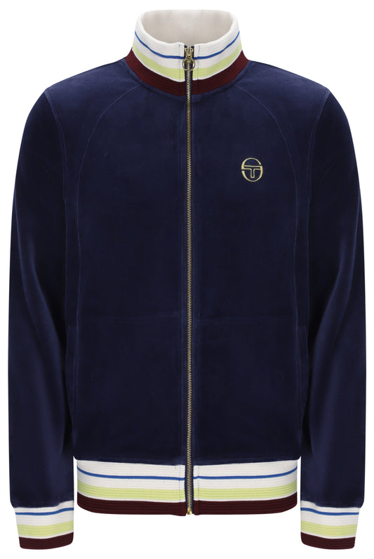 Sergio Tacchini STM21340 Satori Velour Track Top Maritime Blue