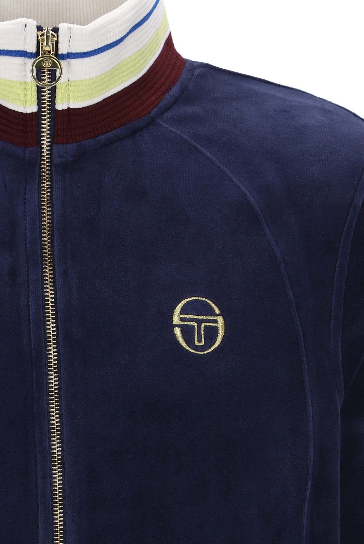 Sergio Tacchini STM21340 Satori Velour Track Top Maritime Blue