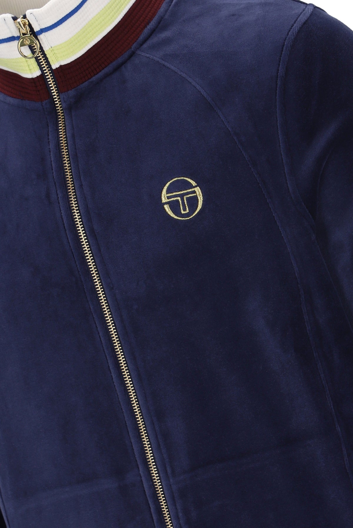 Sergio Tacchini STM21340 Satori Velour Track Top Maritime Blue