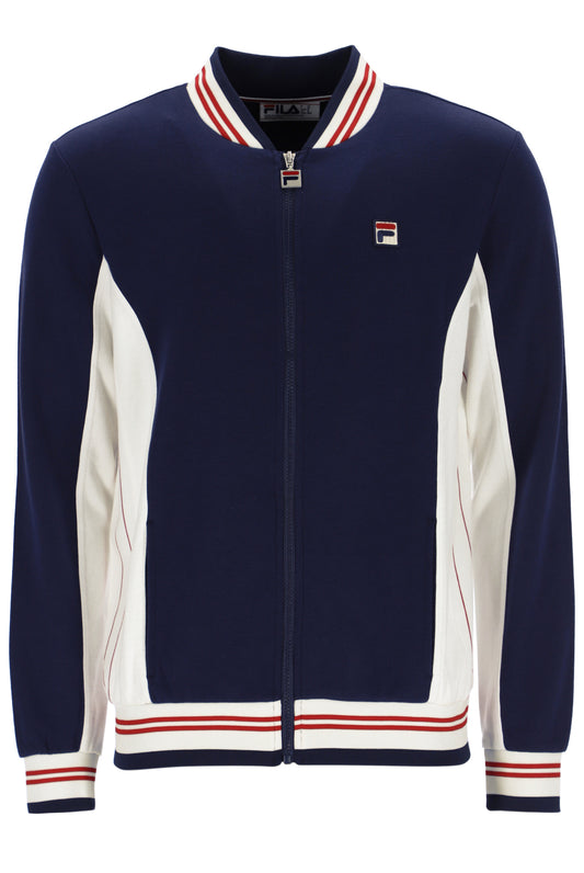 Fila Vintage Men's Settanta 2 Track Top Fila Navy / Gardenia / Fila Red