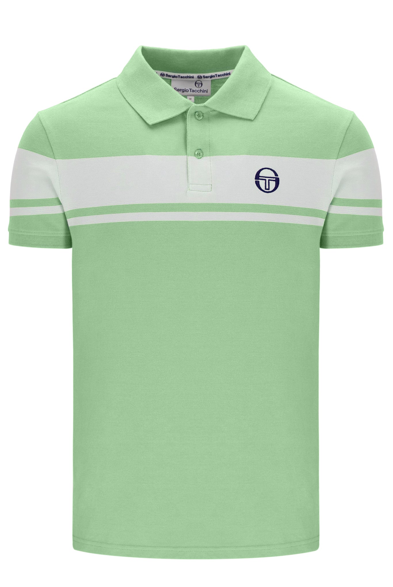 Sergio Tacchini Men's STM14554 SS Young Line Polo Shirt Quiet Green