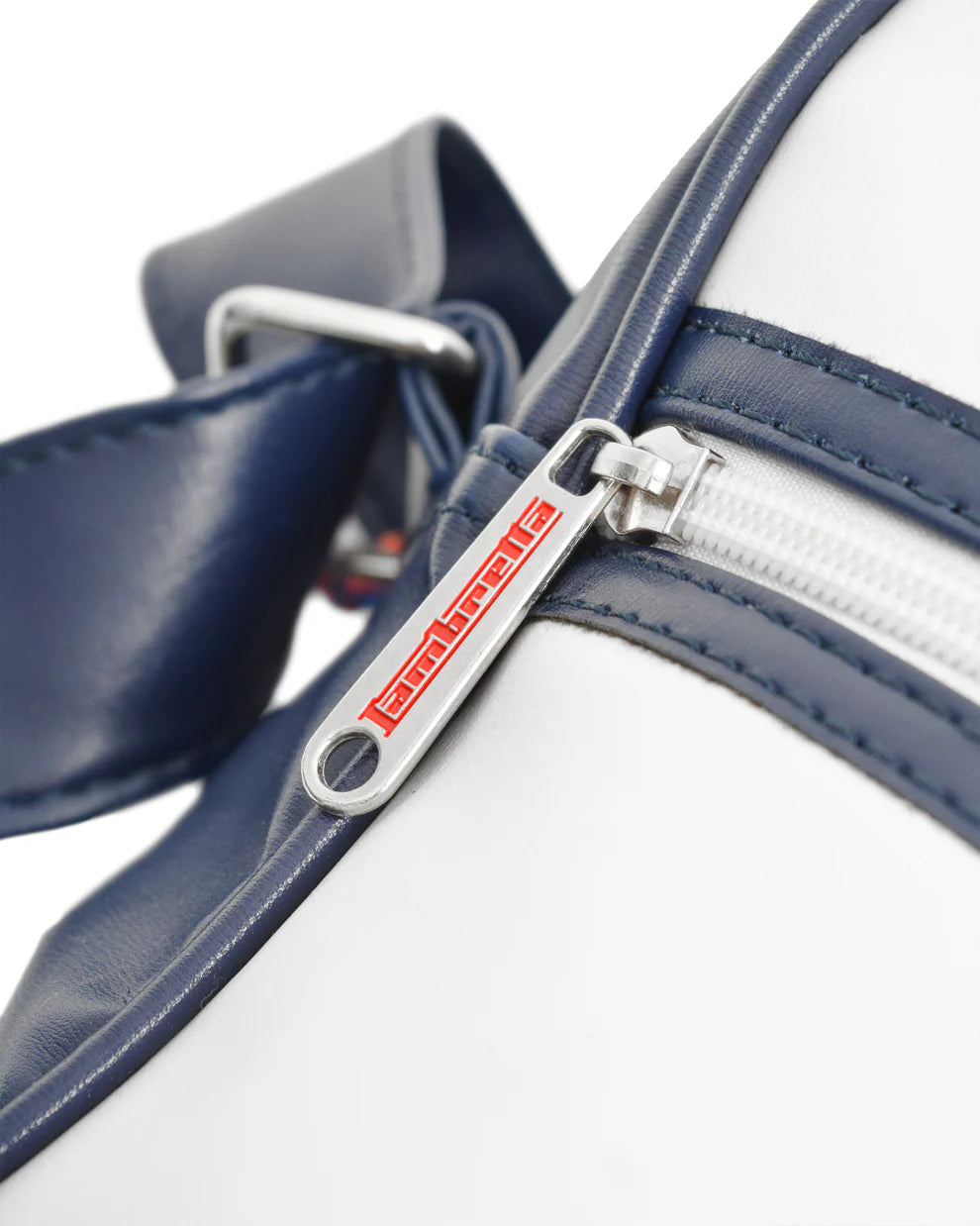 Lambretta Men's T20076 Racing Stripe Flight Bag White