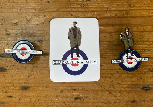 Quadrophenia Alley Offical 2 Pin + Magnet Combi Set
