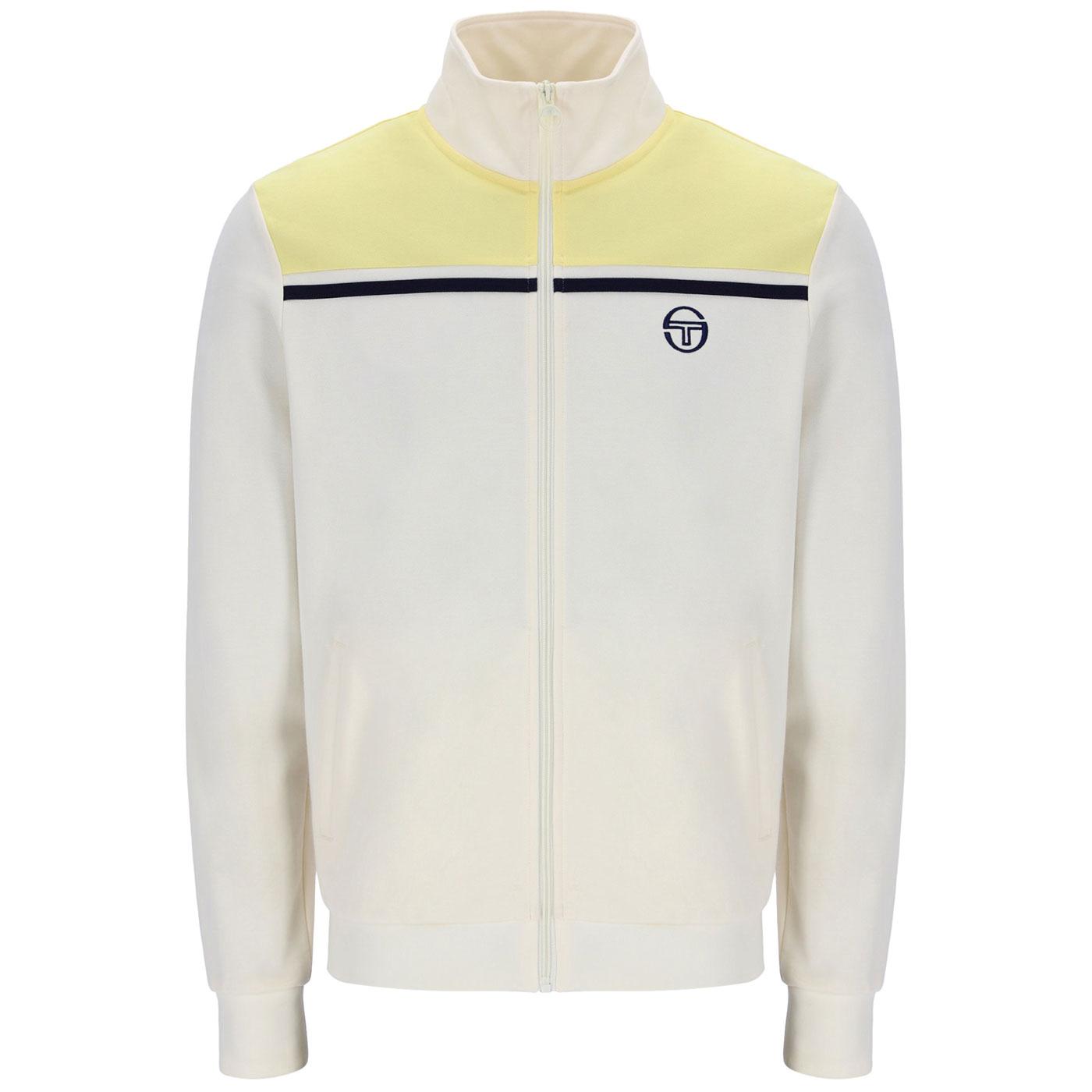 Sergio Tacchini Men's Young Line MK2 Track Top Gardenia / Pale Banana